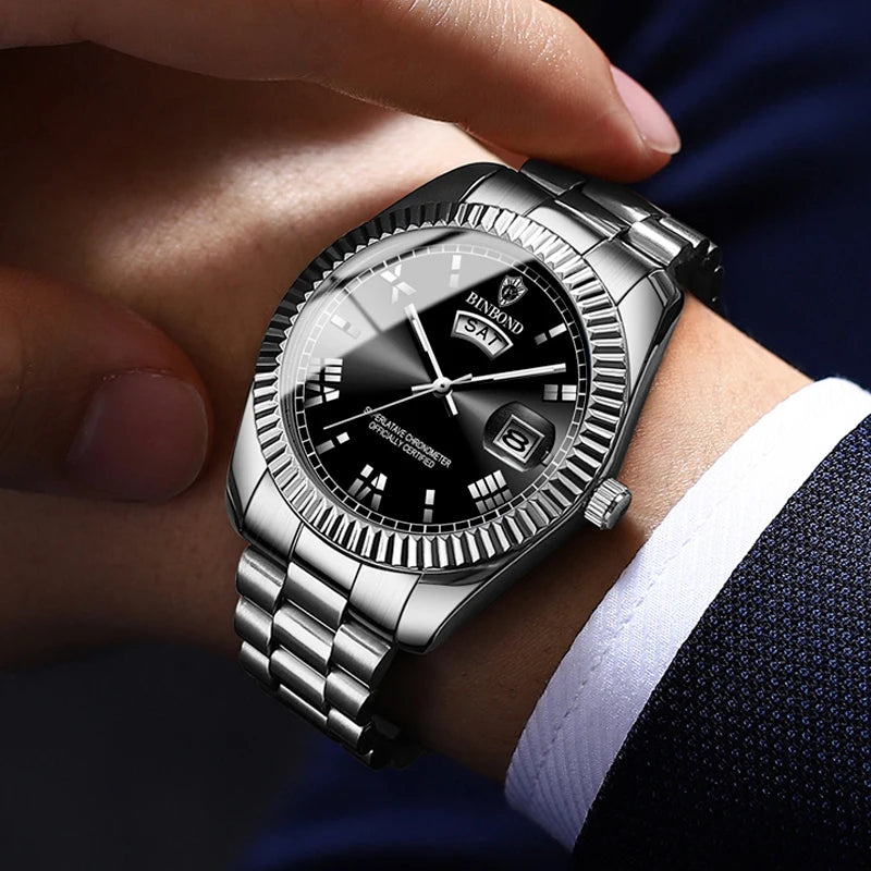 Montre BINBOND pour Homme : Élégance Luxueuse à Votre Poignet (DS)