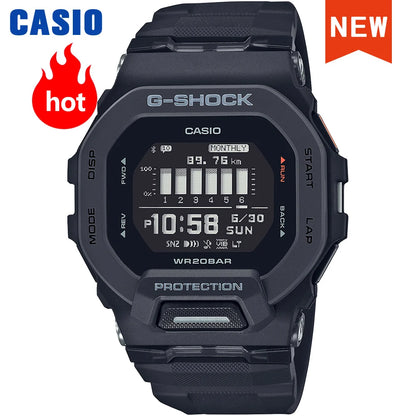 Casio G-SHOCK Homme : Montre Connectée Bluetooth, Écran Carré, Design Sportif (DS)